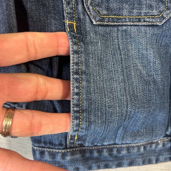 Baby Gap Blue Denim Cotton Jean Jacket Toddler 3 years 3T Casual GUC - Picture 5 of 14